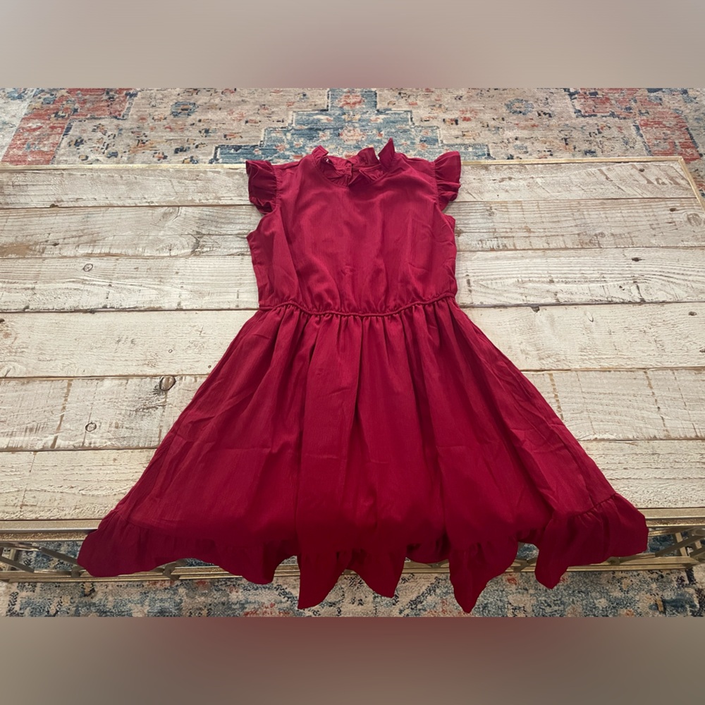 Maroon/Red Mini Dress